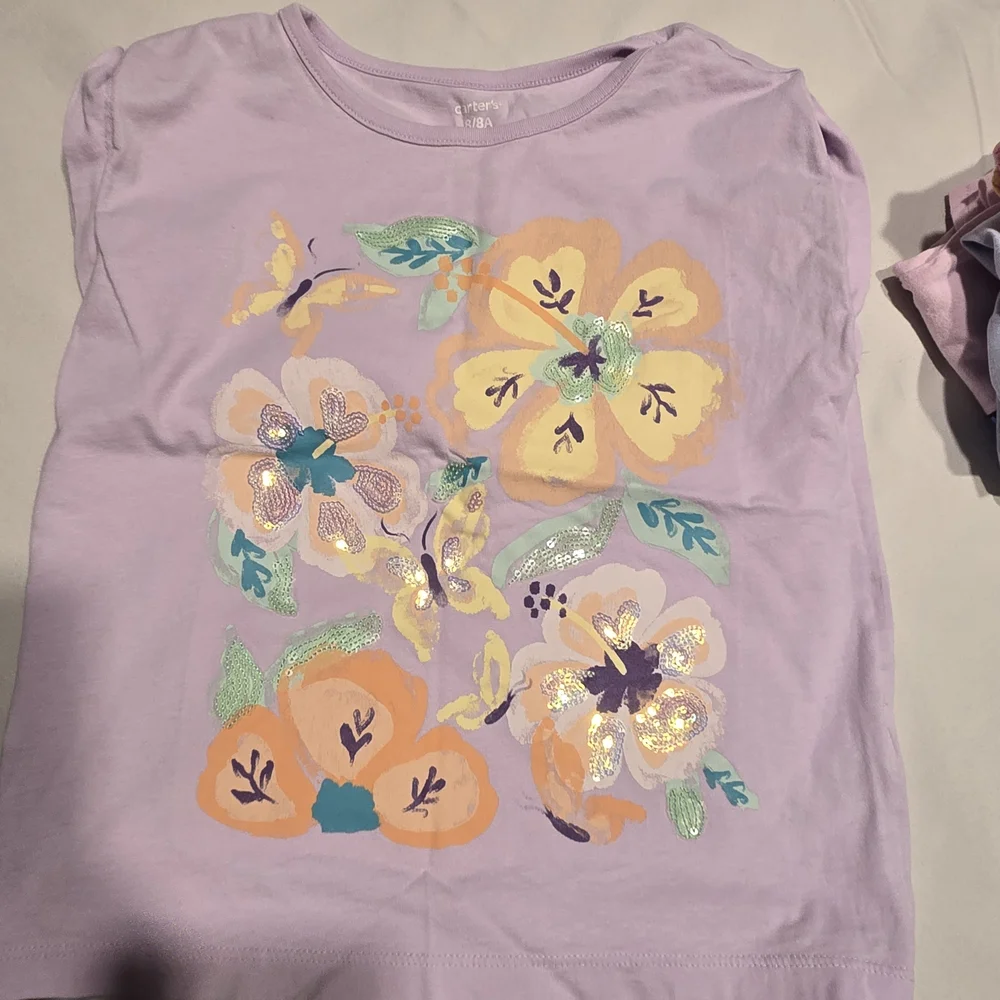 Carter's Vibrant Purple and Pink Short Sleeve Tees - Picture 9 of 16